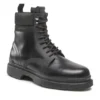 Calvin Klein Bottes Lace Up Boot Mix HM0HM00862 Noir
