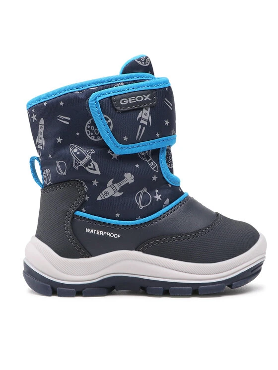 Geox Bottes De Neige B Flanfil B. Wpf A B044HA 0CEFU C4226 M Bleu Marine - Image 2