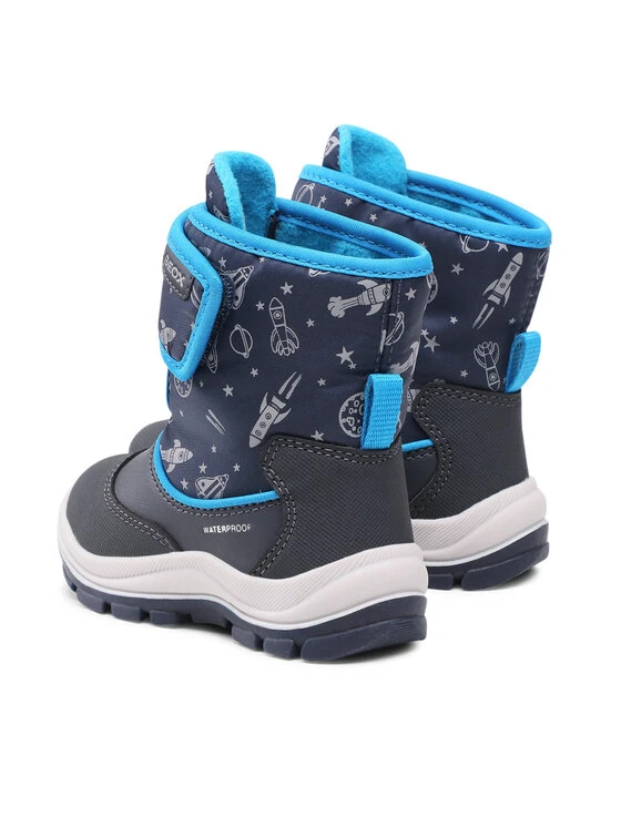 Geox Bottes De Neige B Flanfil B. Wpf A B044HA 0CEFU C4226 M Bleu Marine - Image 3