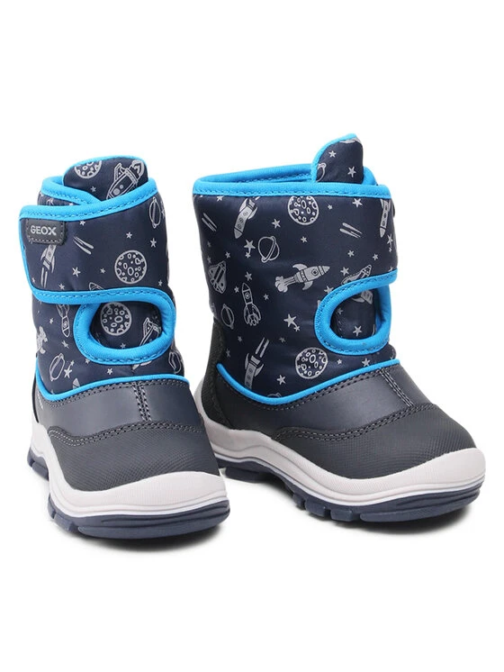 Geox Bottes De Neige B Flanfil B. Wpf A B044HA 0CEFU C4226 M Bleu Marine - Image 5