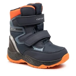 Geox Bottes De Neige J Sentiero Bleu Marine