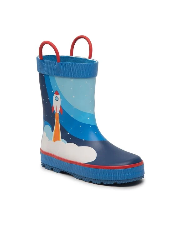 Kamik Bottes De Pluie Rocket Ship EK6231 Bleu
