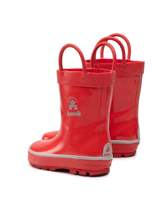 Kamik Bottes De Pluie Splashed EK9778 Rouge - Image 3