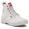 Palladium Bottes De Randonnée Pampa Hi Army 78583-116-M Blanc