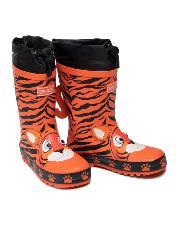 Regatta Bottes De Pluie Mudplay Jnr RKF649 Orange - Image 4