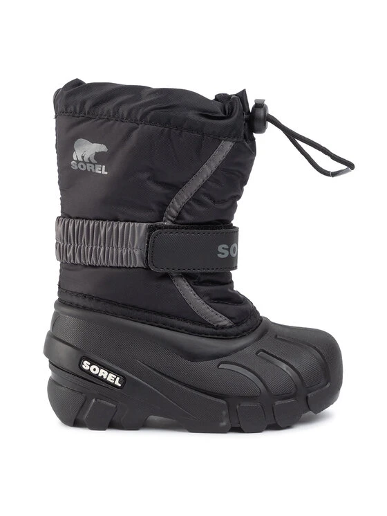 Sorel Bottes De Neige Childrens Flurry NC1695 Noir - Image 3