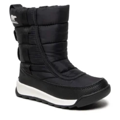 Sorel Bottes De Neige Childrens Whitney™ II Puffy Mid Wp NC3873 Noir