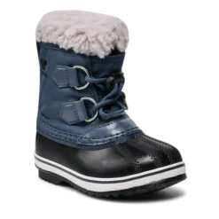 Sorel Bottes De Neige Childrens Yoot Pac Nylon Wp NC1962 Bleu Marine
