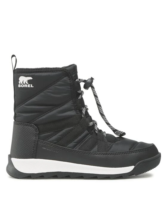 Sorel Bottes De Neige Youth Whitney II Short Lace Up NC3903-010 Noir - Image 2
