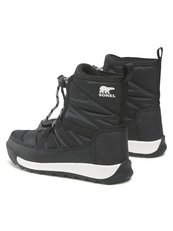 Sorel Bottes De Neige Youth Whitney II Short Lace Up NC3903-010 Noir - Image 3
