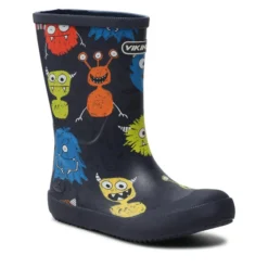Viking Bottes De Pluie Indie Print 1-60120-550 Bleu Marine